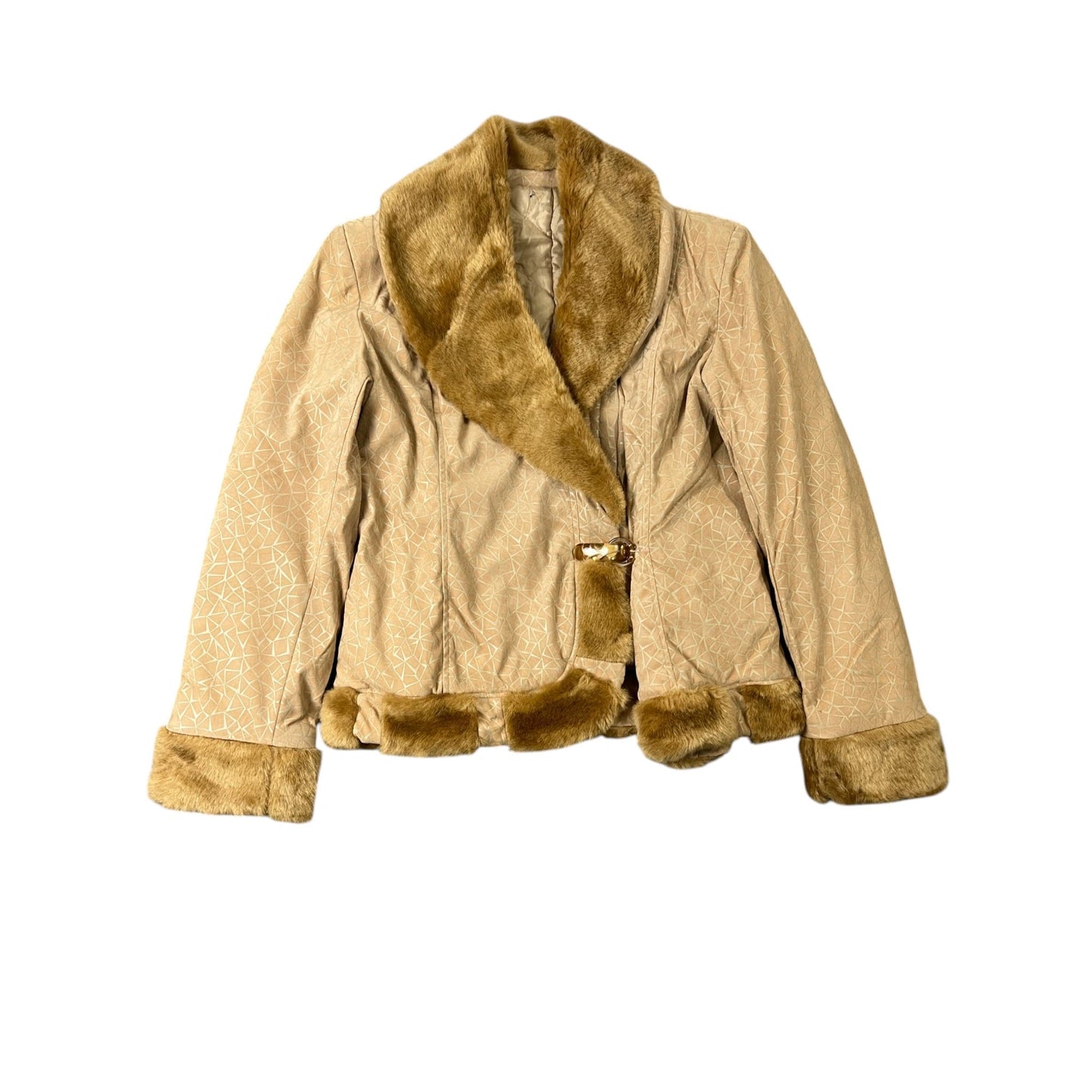 Casaco com pelo sintético