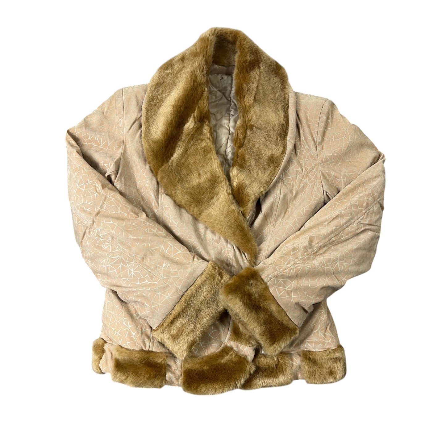 Casaco com pelo sintético