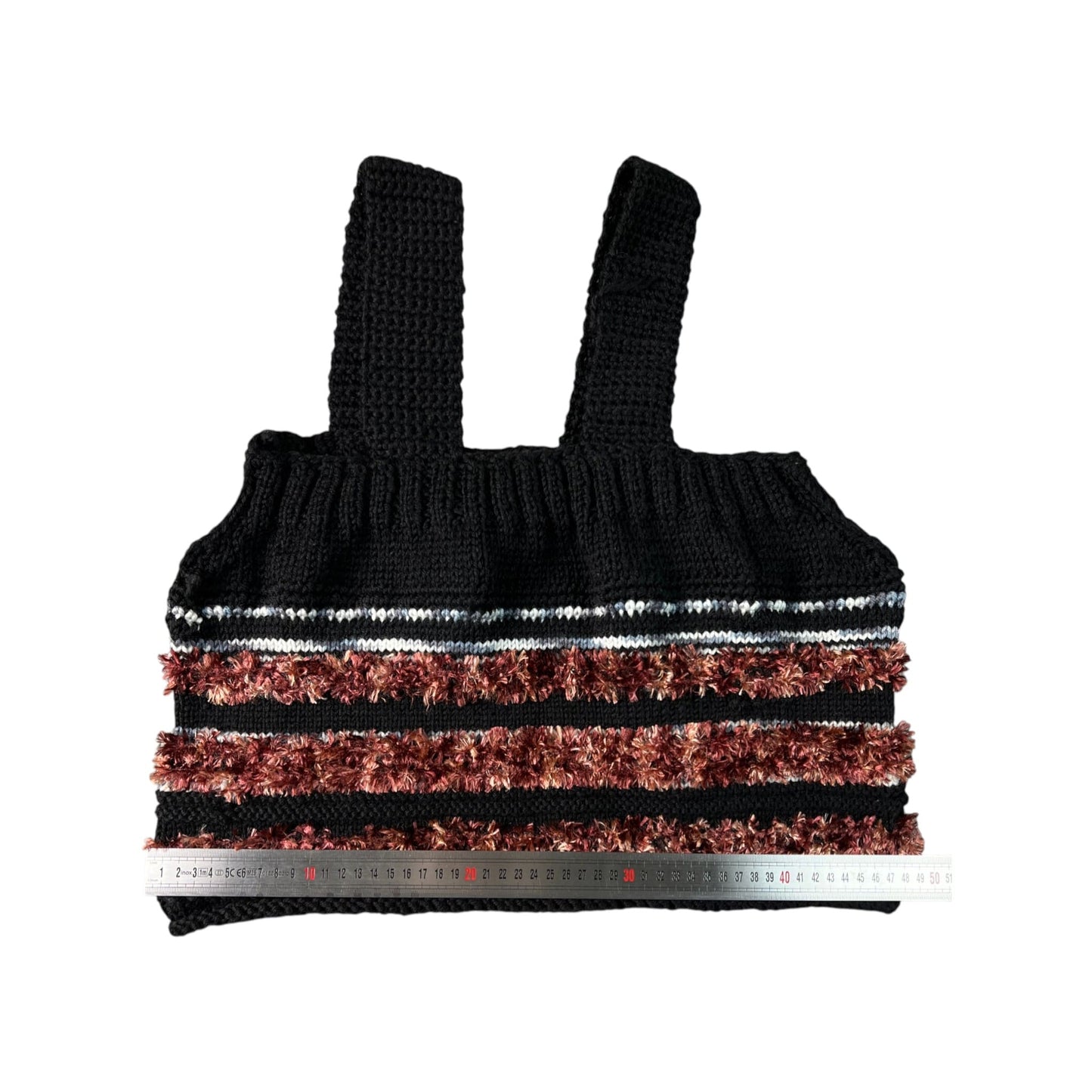 Top de malha feito á mão