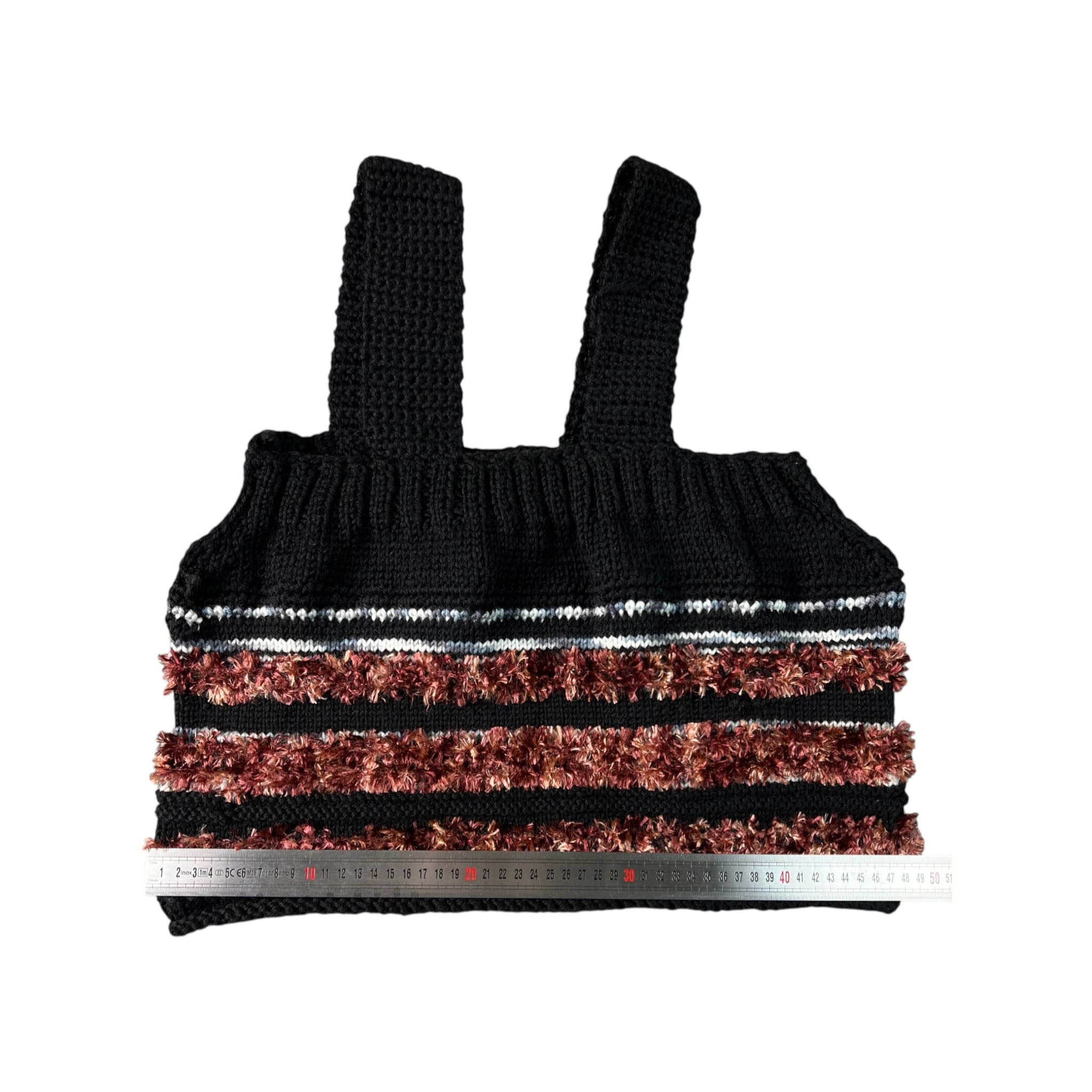 Top de malha feito á mão