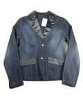 Blazer vintage com lapelas acetinadas - front image 1