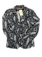 Blazer floral em tons escuros - front image 1