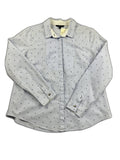 Camisa azul com estampado discreto - front image 1