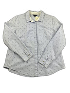 Camisa azul com estampado discreto - front image 1
