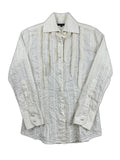 Camisa vintage com folhos frontais - front image 1