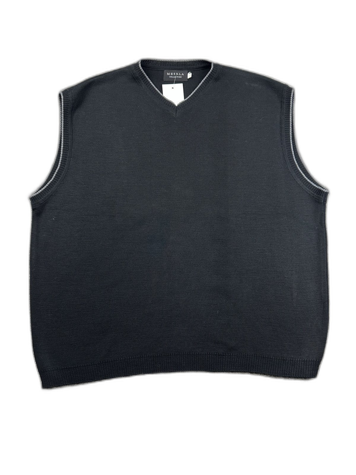 Colete de malha com decote em V - front image 1