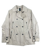 Casaco trench bege com abotoamento duplo - front image 1