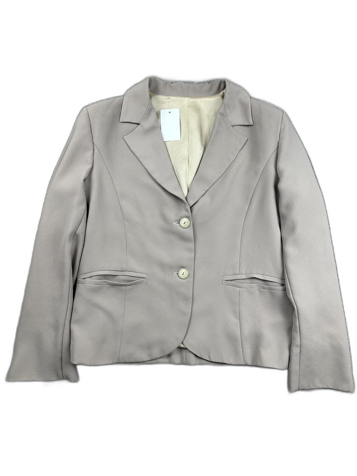 Blazer bege clássico - front image 1