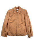 Casaco vintage terracota com fecho frontal - front image 1