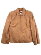 Casaco vintage terracota com fecho frontal - front image 1