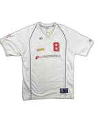 Camisola Champion com número 8 e patrocínios - front image 1