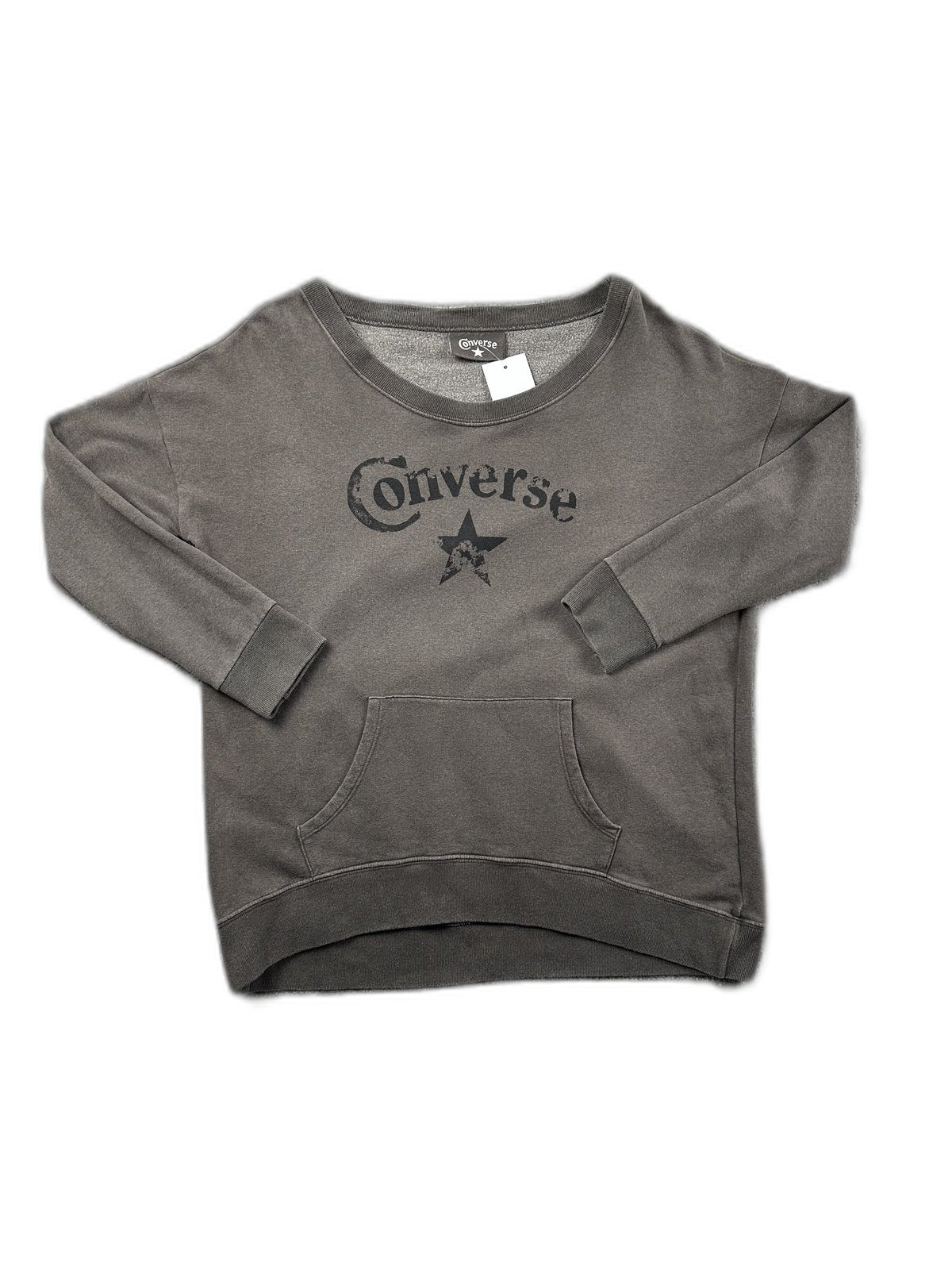 Sweatshirt Converse com bolso canguru e logo - front image 1