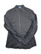 Camisa de botões ZARA cinzento-escuro - front image 1