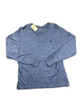 Camisola azul com logótipo bordado - front image 1