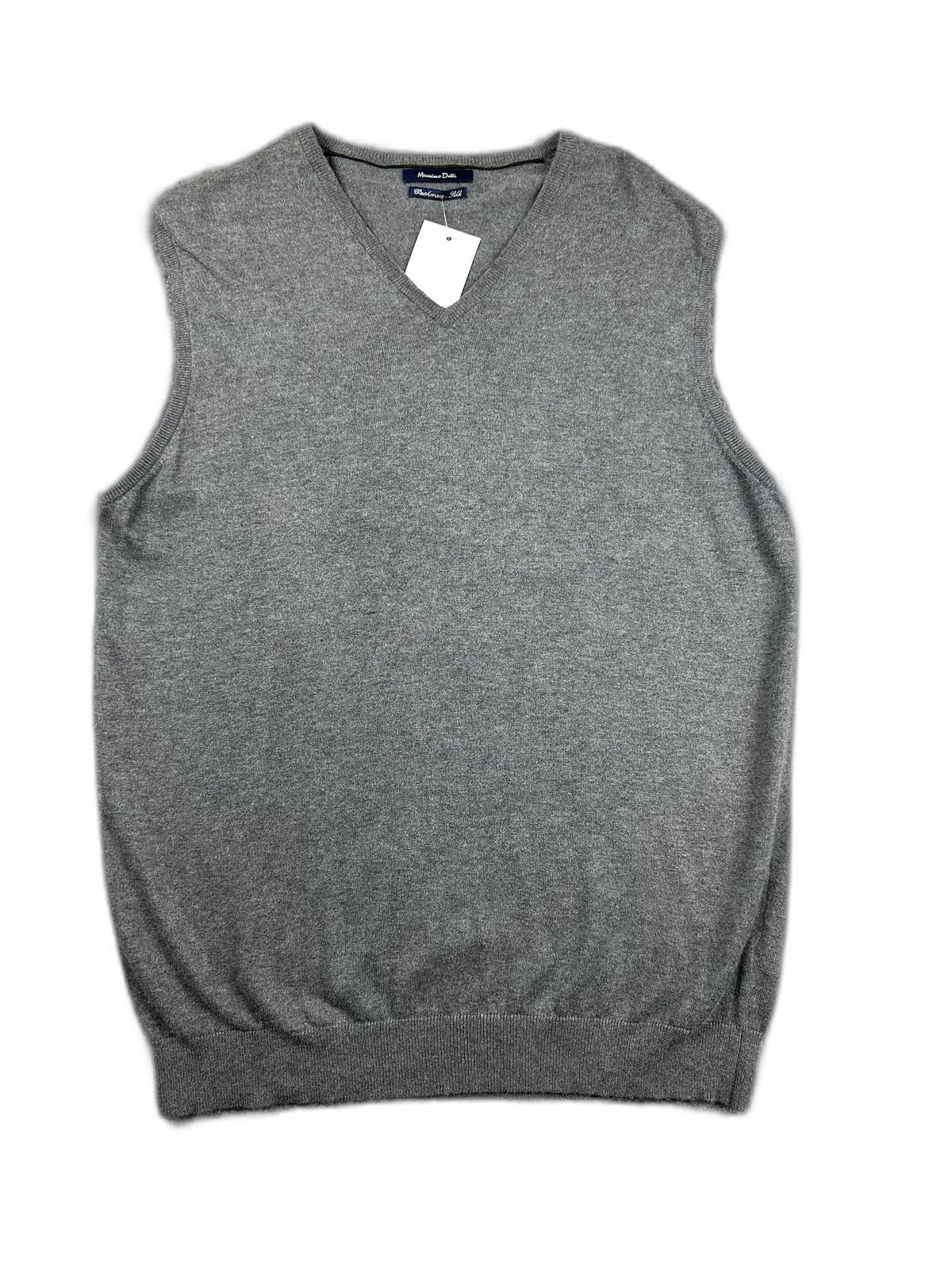 Colete de malha cinzento Massimo Dutti - front image 1