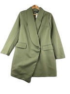 Blazer comprido verde-oliva - front image 1