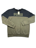 Sweatshirt Puma bicolor verde e preta - front image 1