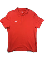 Polo vermelho com logo Nike bordado - front image 1