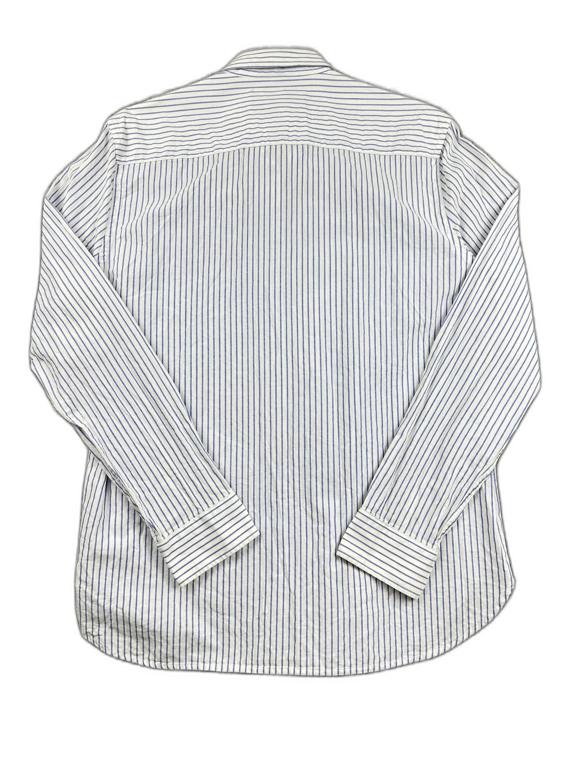 Camisa de riscas azul e branca - back image 2