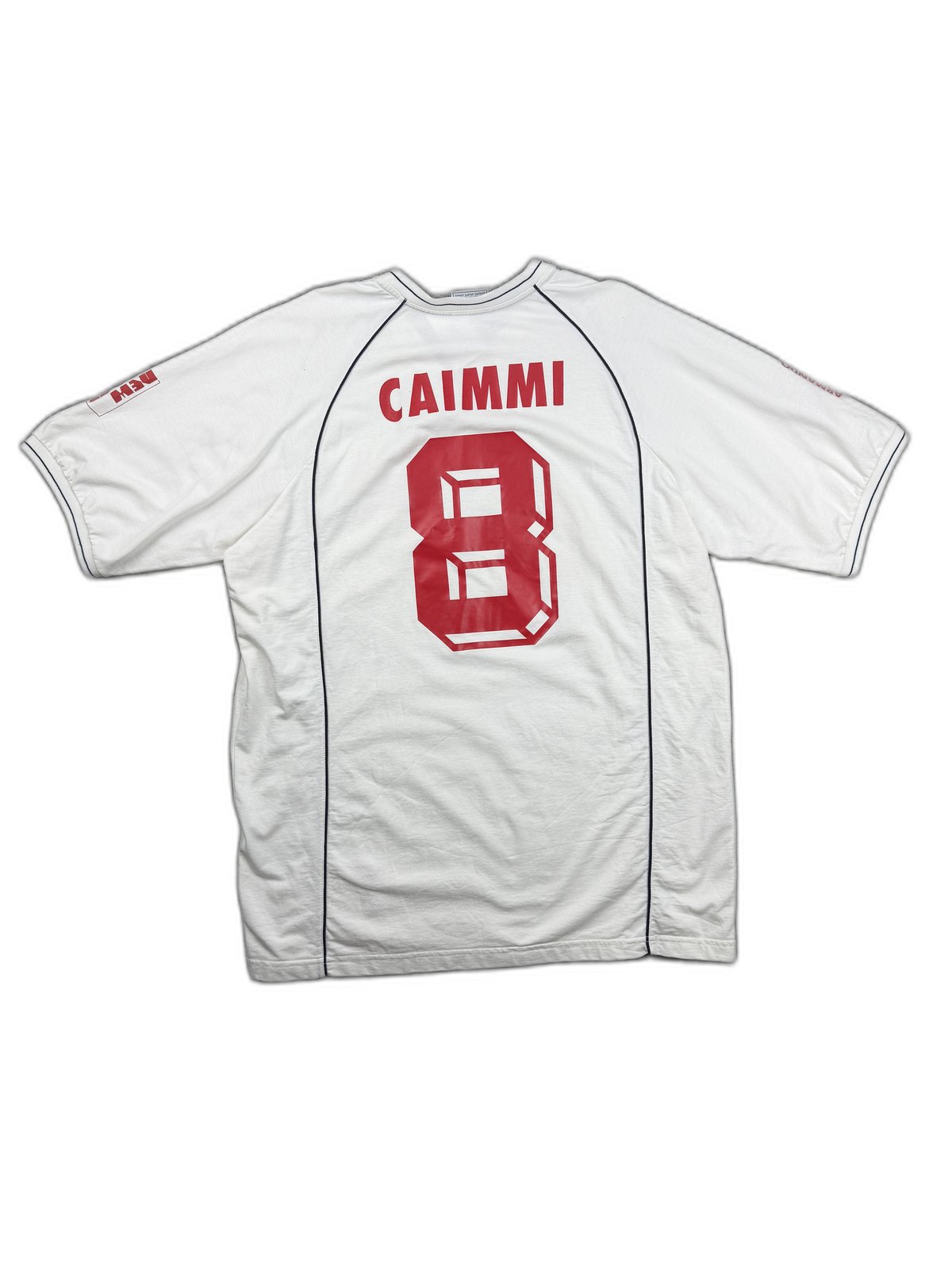 Camisola Champion com número 8 e patrocínios - back image 2