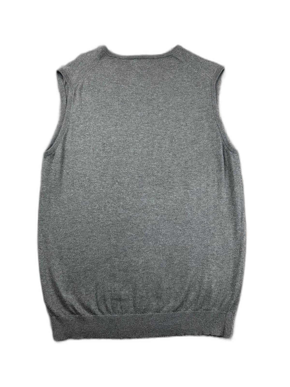 Colete de malha cinzento Massimo Dutti - back image 2