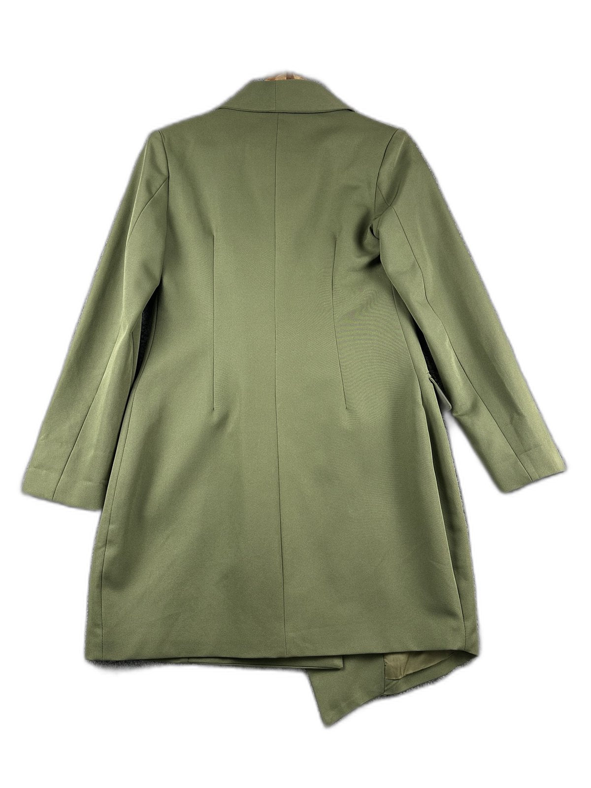 Blazer comprido verde-oliva - back image 2