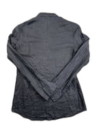 Camisa de botões ZARA cinzento-escuro - back image 2
