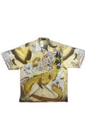 Camisa estampada vintage com dragão - front image 2