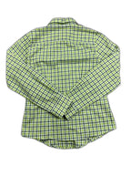 Camisa xadrez verde e branca - back image 2