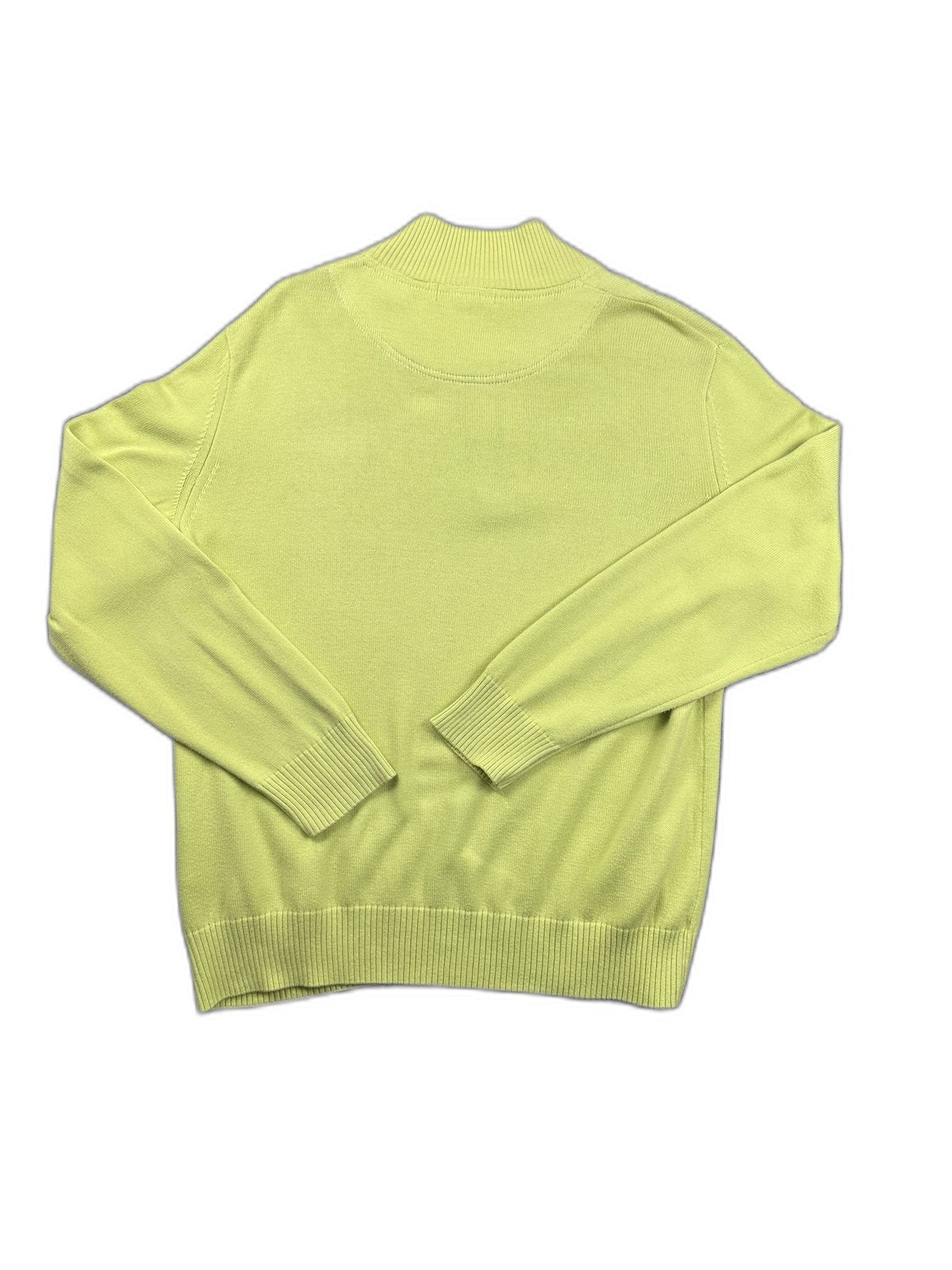 Camisola vintage verde lima com fecho curto - back image 2