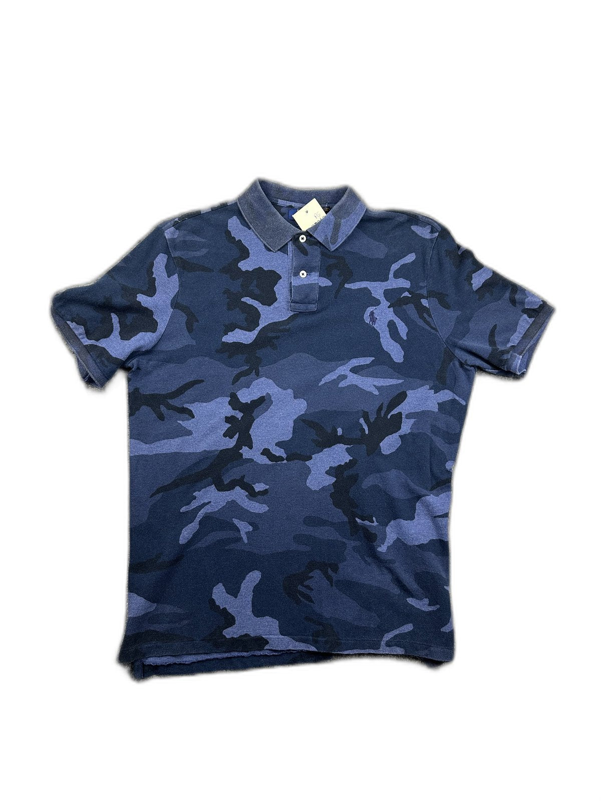 Polo camuflado azul - front image 2