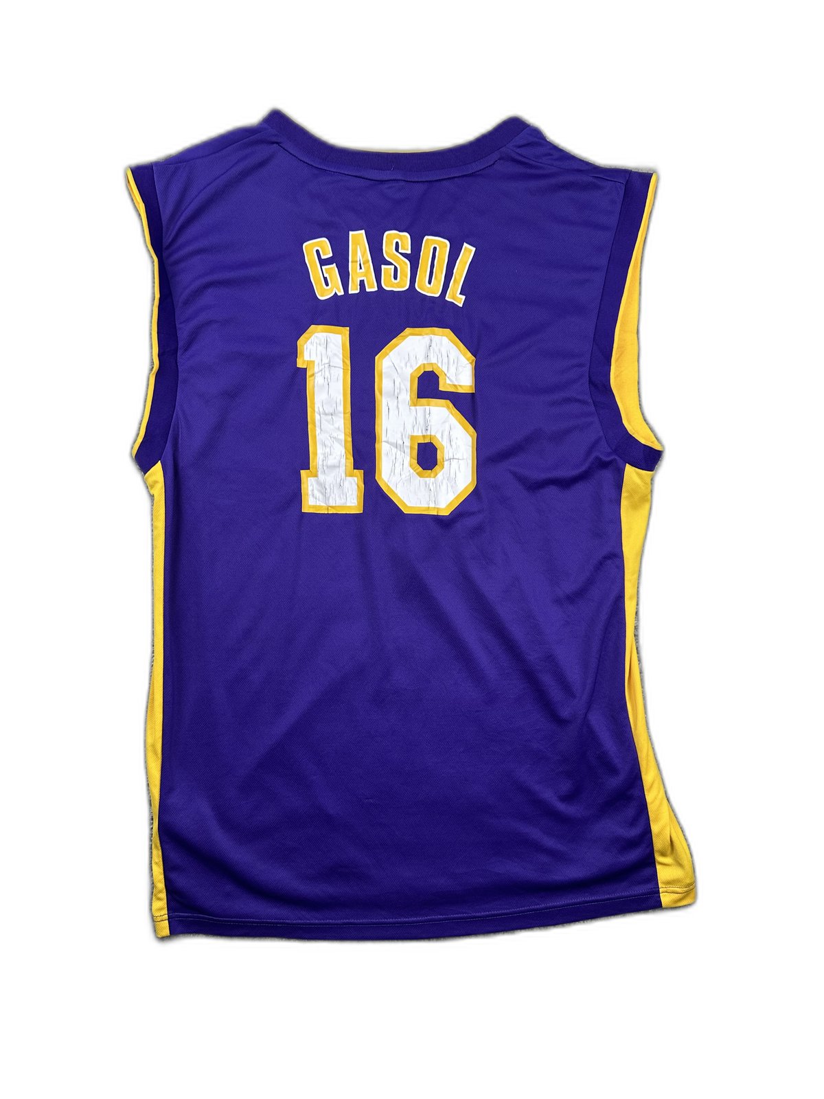 Regata Los Angeles Lakers Gasol 16 Adidas - back image 3