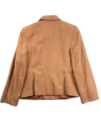 Casaco vintage terracota com fecho frontal - back image 3